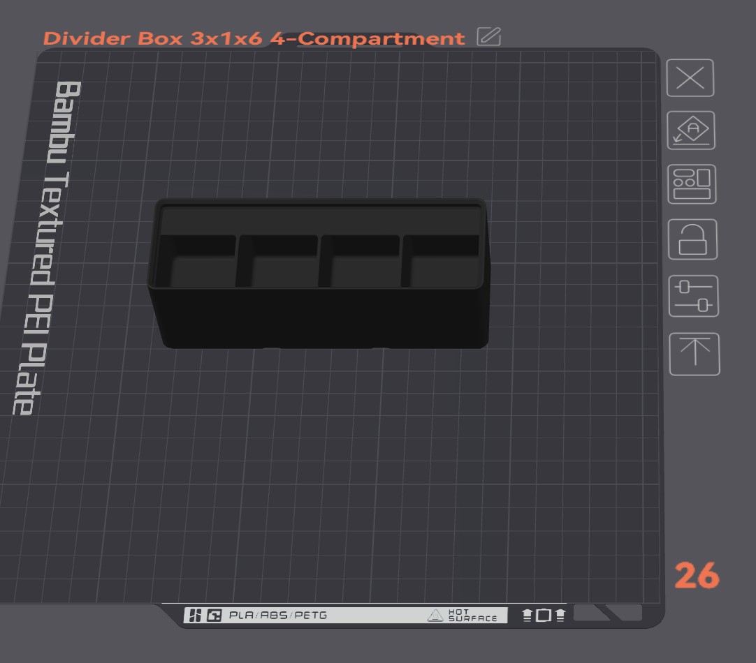 Gridfinity Divider Bins