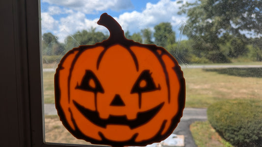 Halloween window decoration | Jack O Lantern