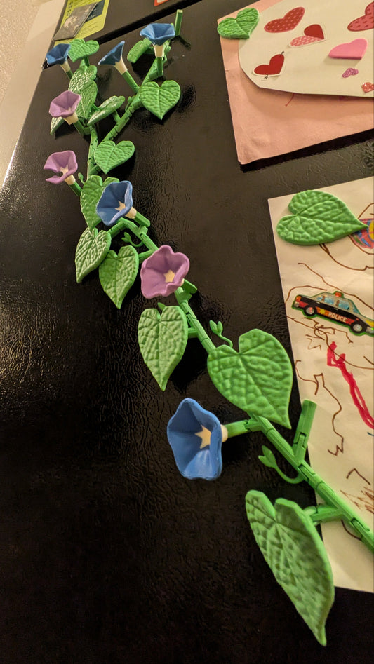 ForgeCore Morning Glory Ivy Fridge Magnets