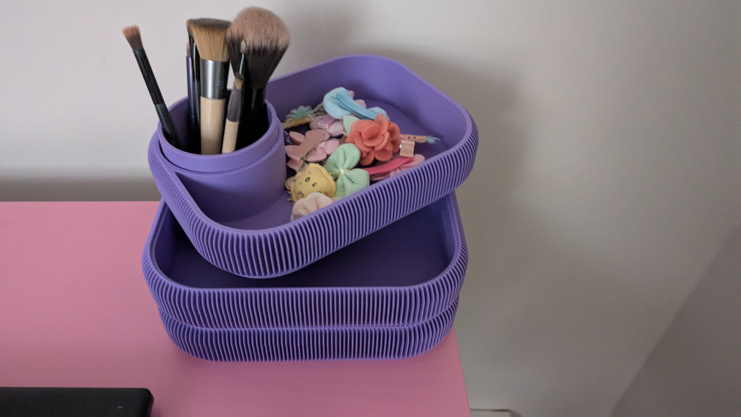 Stackable makeup organizer (Version II)