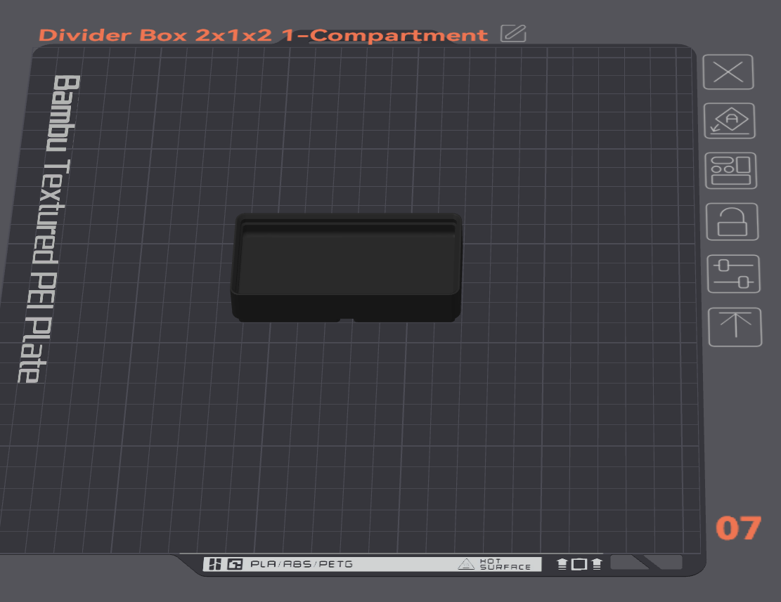 Gridfinity Divider Bins