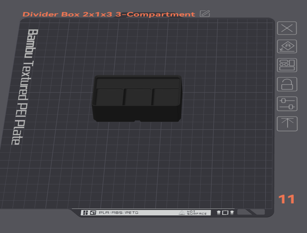 Gridfinity Divider Bins
