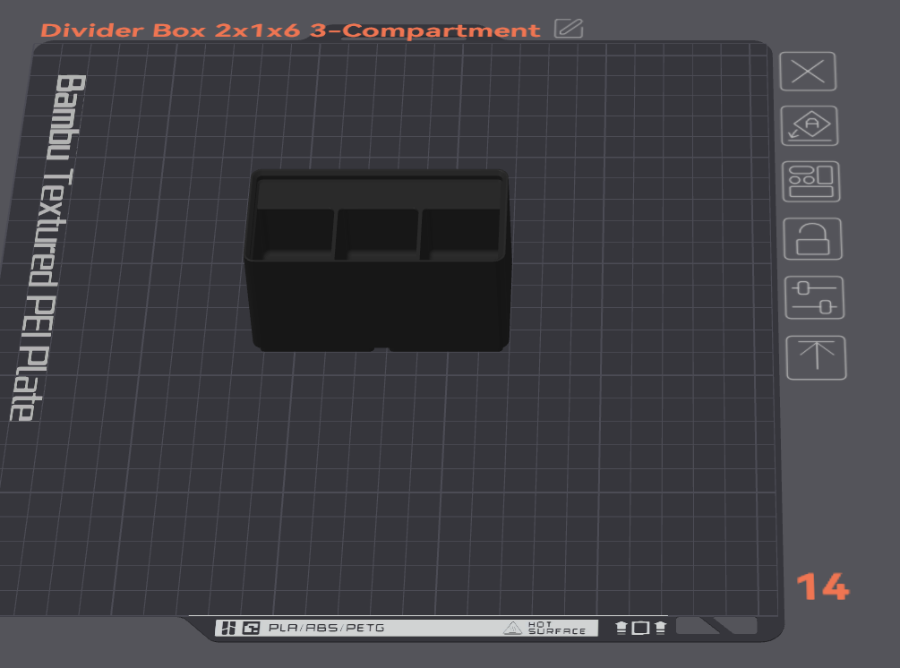 Gridfinity Divider Bins