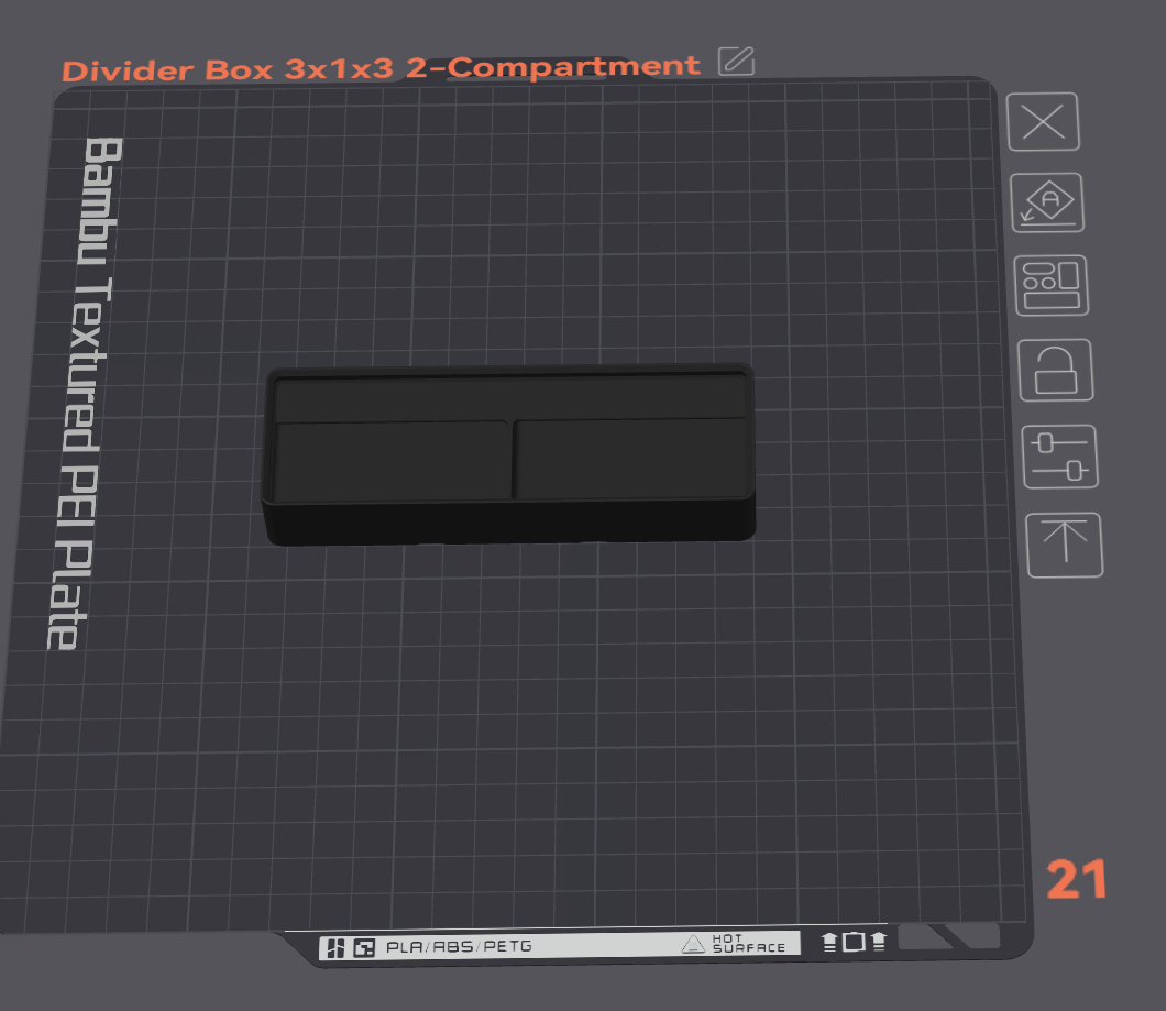 Gridfinity Divider Bins