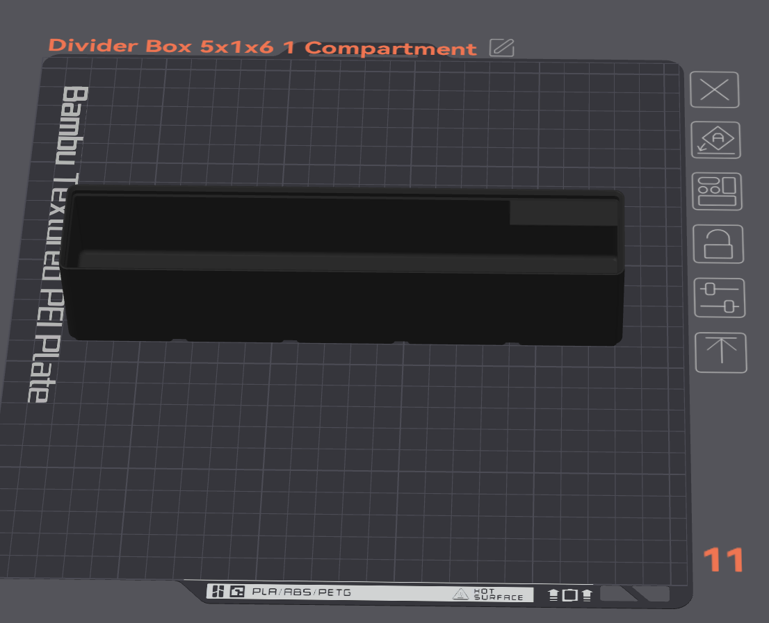 Gridfinity Divider Bins