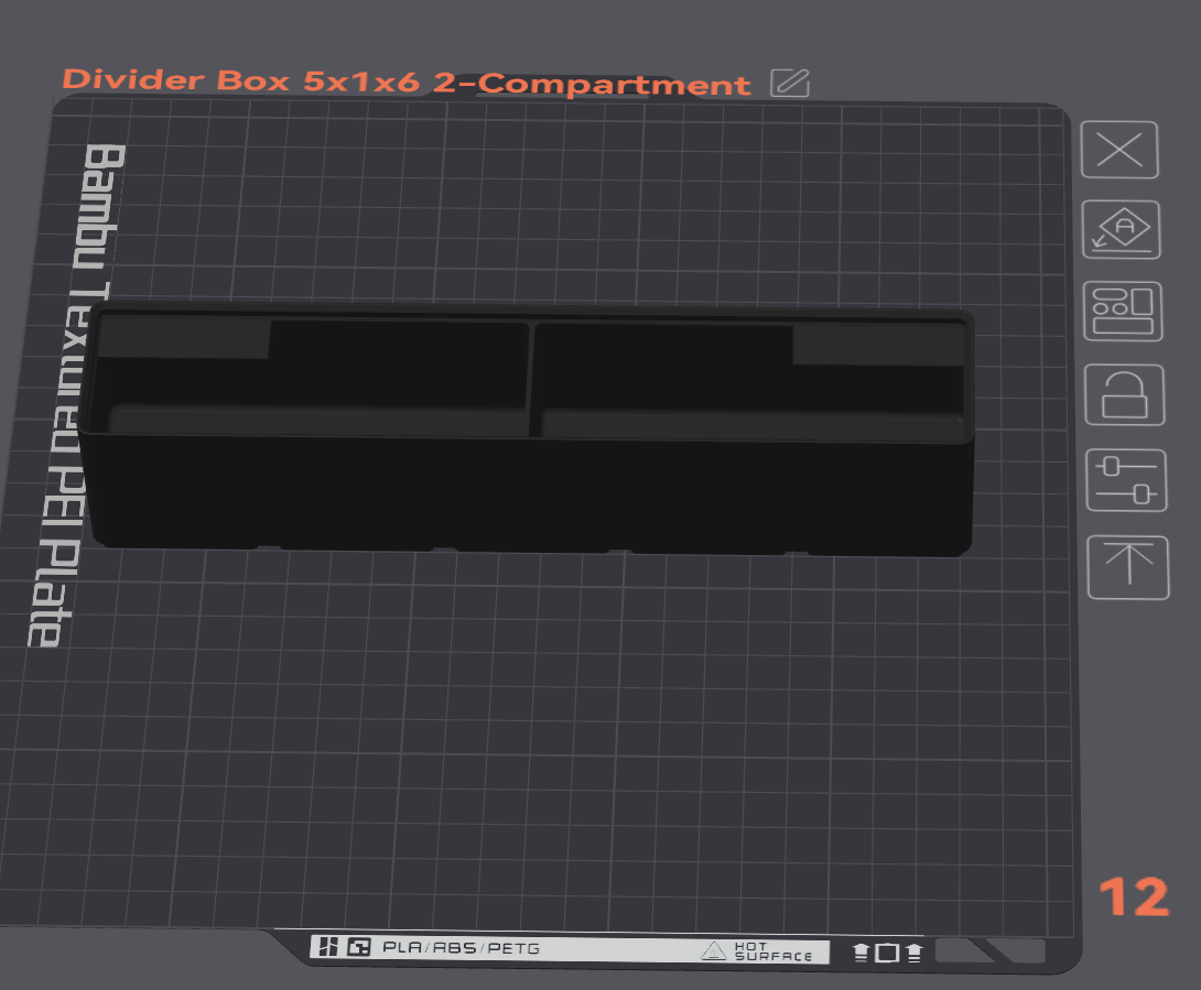 Gridfinity Divider Bins